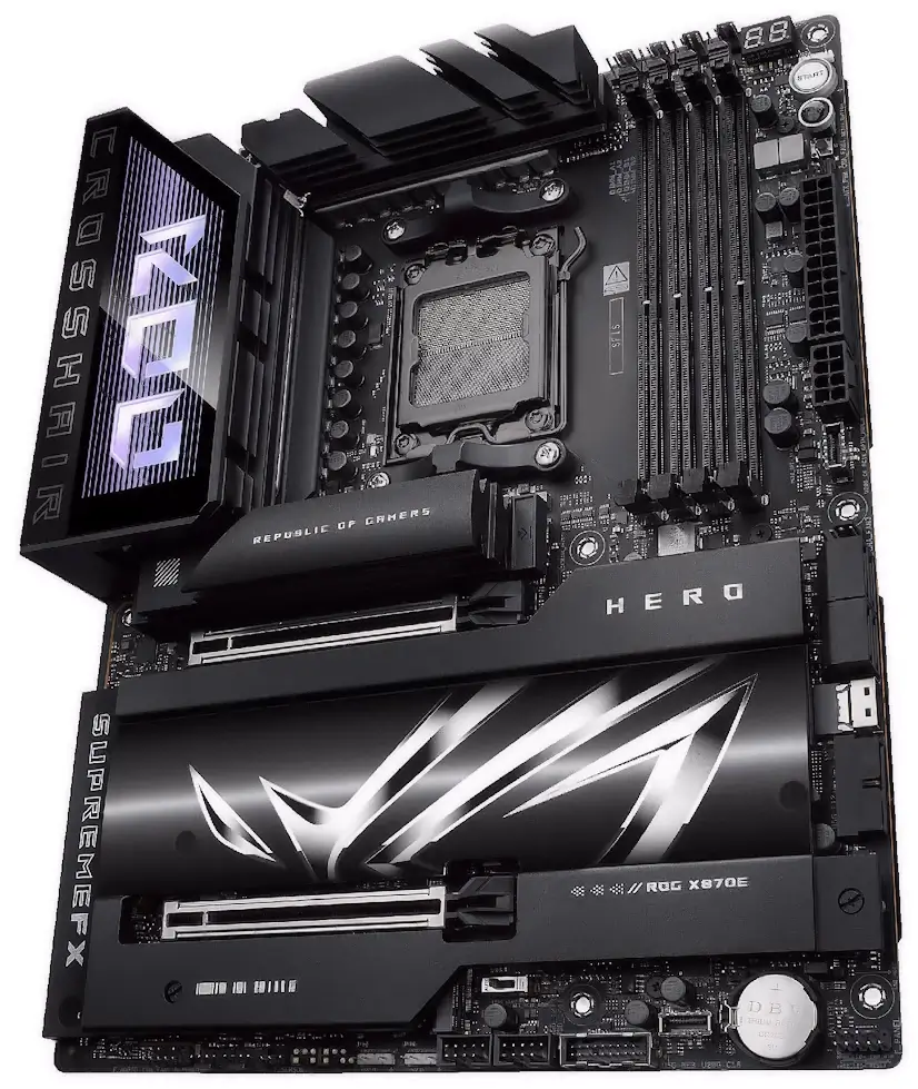 Trafalgar Gaming - Montaje Placa Base ASUS ROG CROSSHAIR X870E DARK HERO Trafalgar Chamberí
