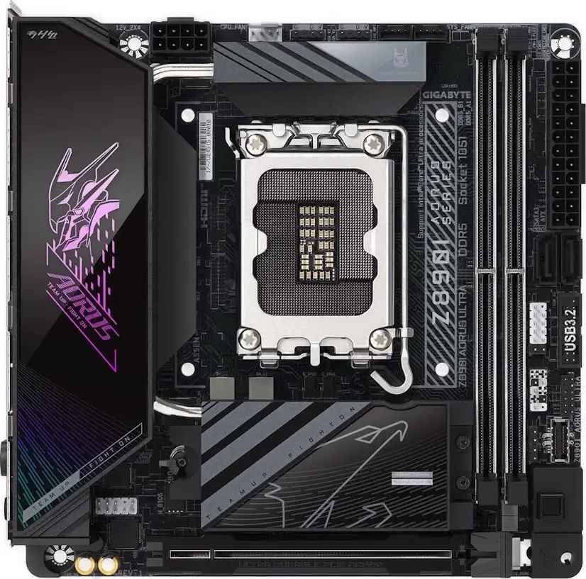 Montaje Placa Base Gigabyte Z890I AORUS ULTRA Gaming PC Trafalgar Chamberí